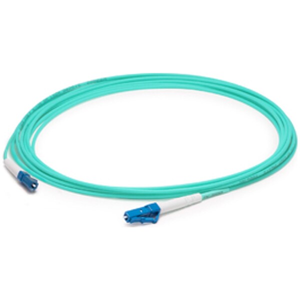 Add-On Addon 3M Lc (Male) To Lc (Male) Straight Aqua Om4 Duplex Fiber Ofnr ADD-LC-LC-3MS5OM4 - main